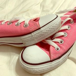 Converse Pink Low Top Sneakers